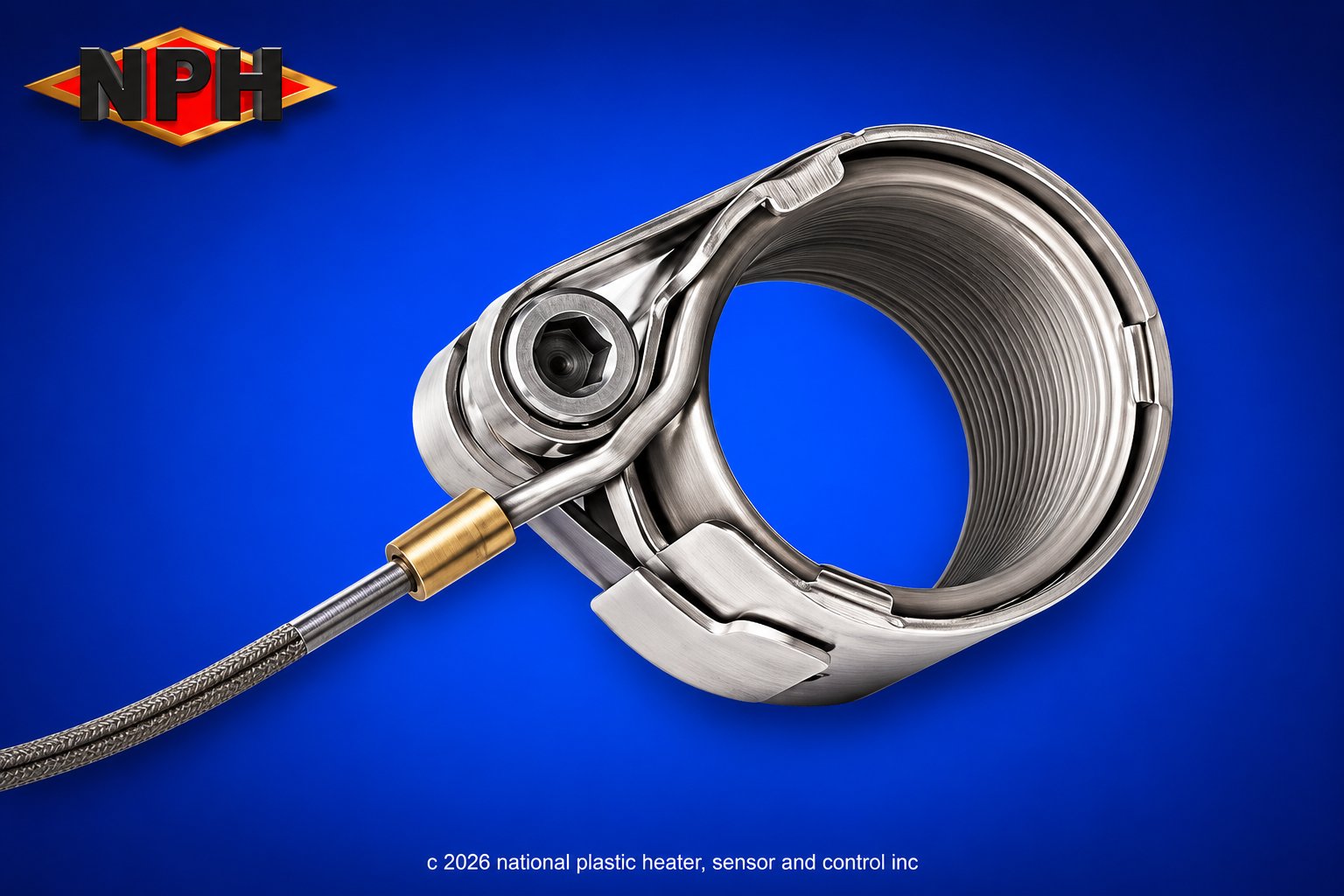 Axial Clamp/Cam Lock Mini Coil Heaters